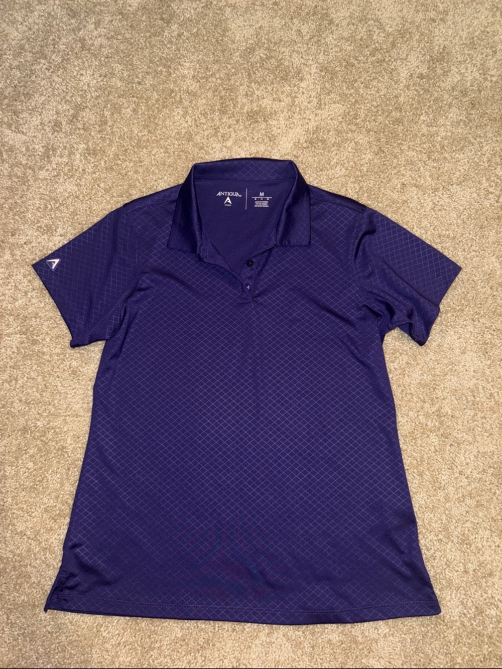 Antigua Women’s Purple Golf Polo Shirt